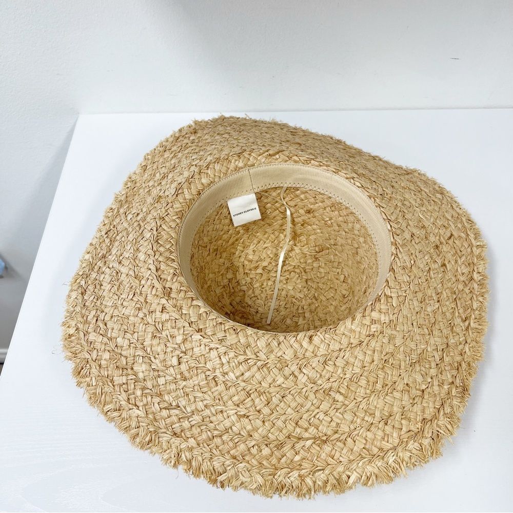 Stoney Clover Lane Raffia Floppy Sun Hat - Picture 3 of 5